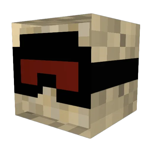 Battlewars24 Minecraft avatar head, 3D render