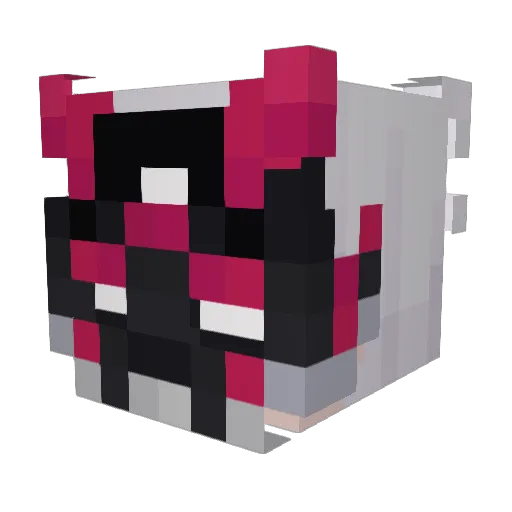 BattlingBacon Minecraft avatar head, 3D render