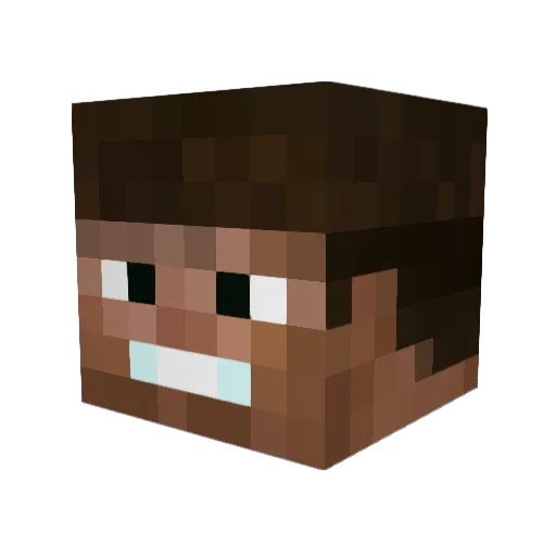 BattlingJoe Minecraft avatar head, 3D render