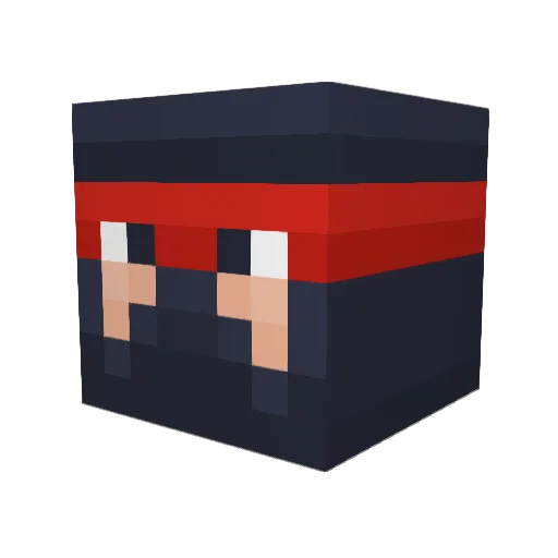 BattyDaffodil25 Minecraft avatar head, 3D render