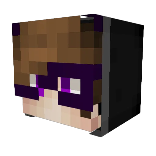 BatuPvP_ Minecraft avatar head, 3D render