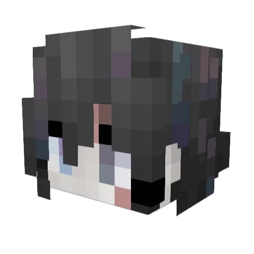 BatuStyle_ Minecraft avatar head, 3D render