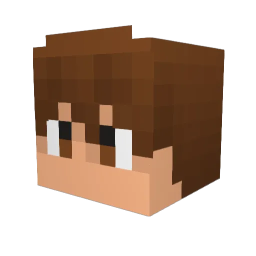 BatuhanISCI Minecraft avatar head, 3D render
