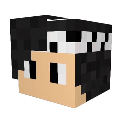BatuhanZeus Minecraft avatar head, 3D render