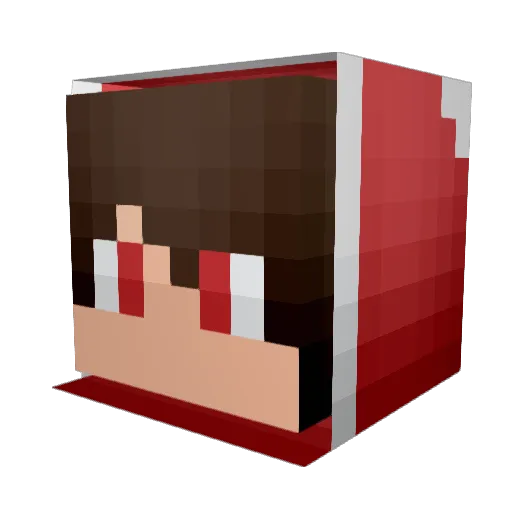 Batuhanky27 Minecraft avatar head, 3D render