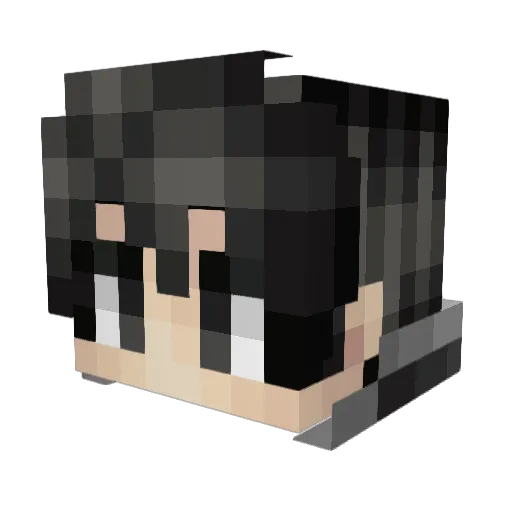 Batukahn88 Minecraft avatar head, 3D render