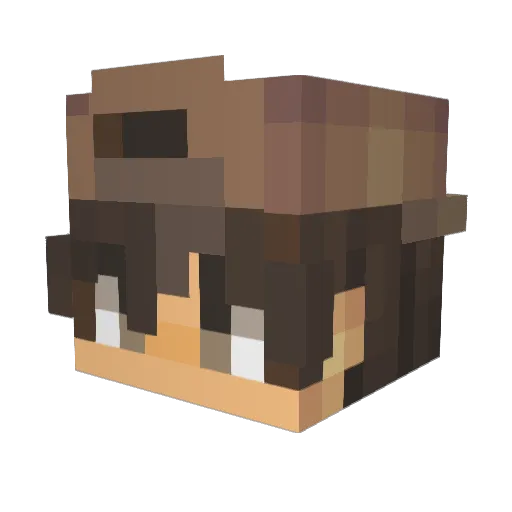 BauerSuchtClaus Minecraft avatar head, 3D render