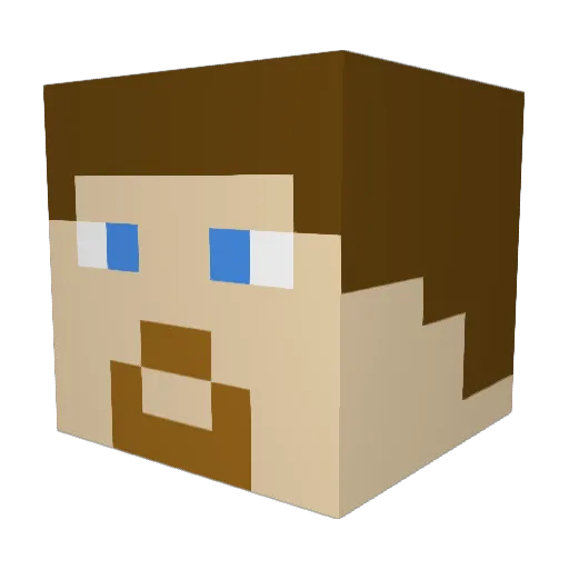 Bauerhorst0_0 Minecraft avatar head, 3D render