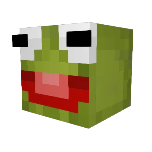 Baugette2 Minecraft avatar head, 3D render