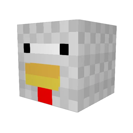 Baul_Zach44 Minecraft avatar head, 3D render