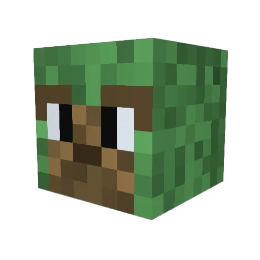 Baum1990 Minecraft avatar head, 3D render
