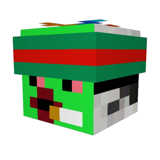 BaumBaum66 Minecraft avatar head, 3D render
