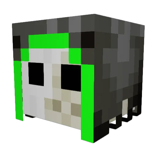 Baum_Baum Minecraft avatar head, 3D render