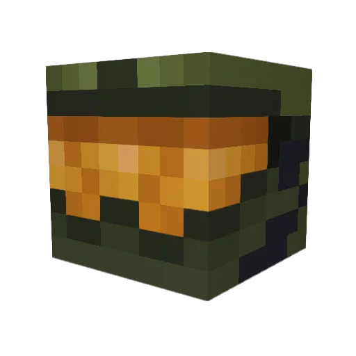Baumbart13 Minecraft avatar head, 3D render