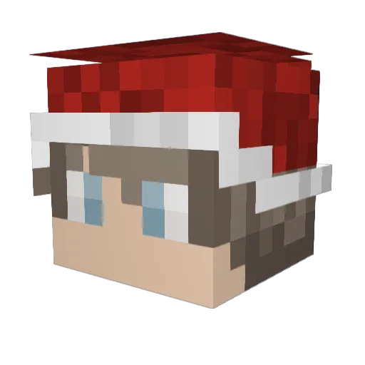 BaumeisterAlex Minecraft avatar head, 3D render