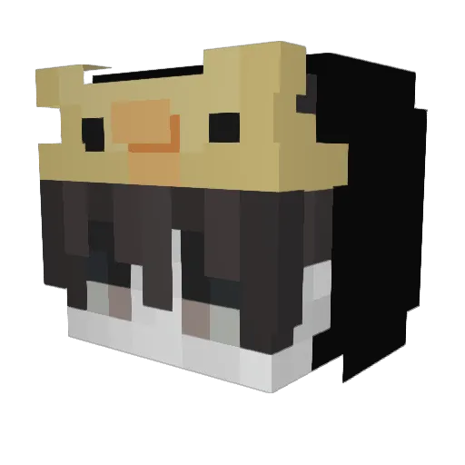 Baummi21 Minecraft avatar head, 3D render