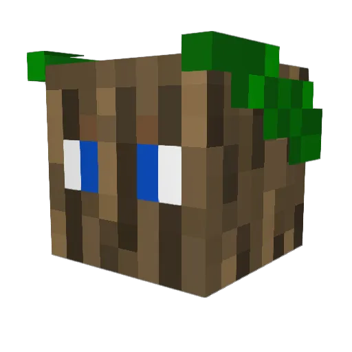 BaumperiumTV Minecraft avatar head, 3D render