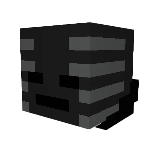 Bautilex Minecraft avatar head, 3D render