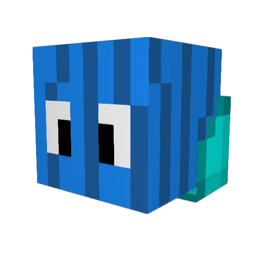 Bauz2013 Minecraft avatar head, 3D render