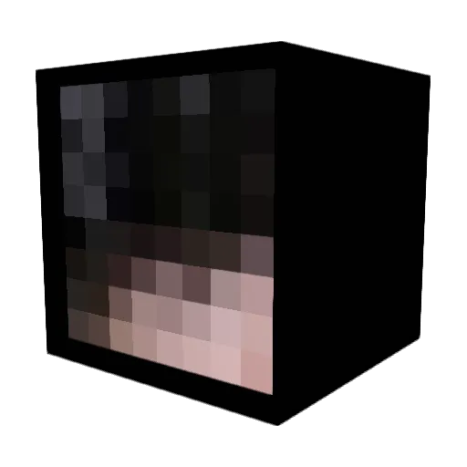 Bavarian_Peanut Minecraft avatar head, 3D render
