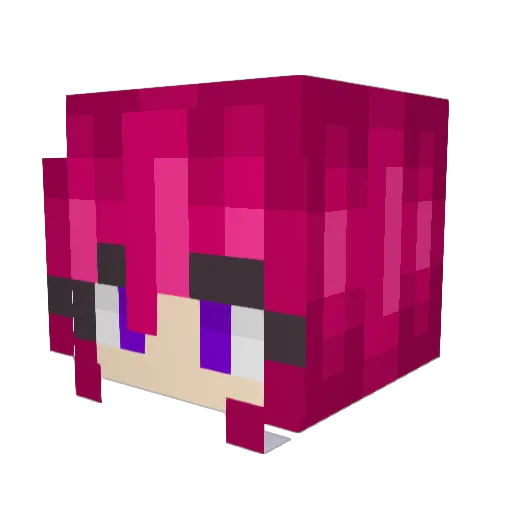 Bavid_Doughie Minecraft avatar head, 3D render