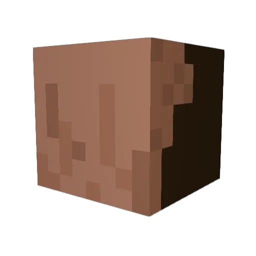 Bawilek Minecraft avatar head, 3D render