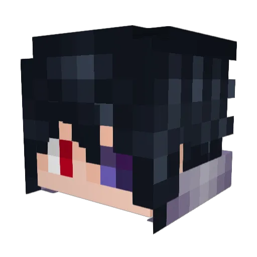 Baxlos Minecraft avatar head, 3D render