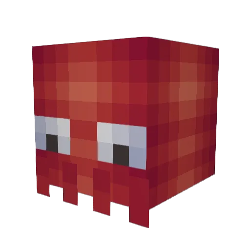 Baxtro Minecraft avatar head, 3D render
