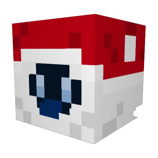 Baxzisbad Minecraft avatar head, 3D render