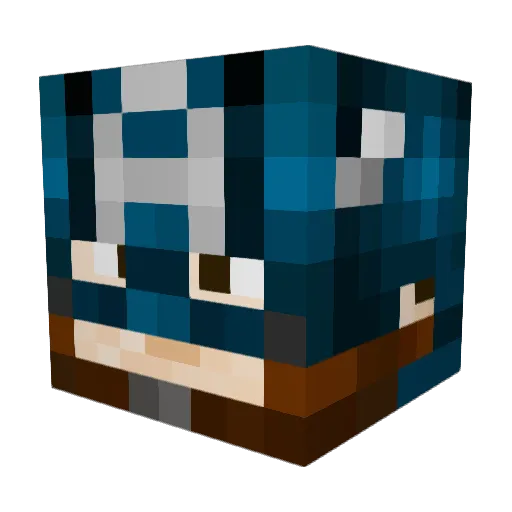 BayAslan Minecraft avatar head, 3D render