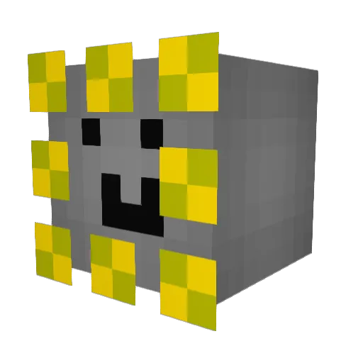BayCicek Minecraft avatar head, 3D render