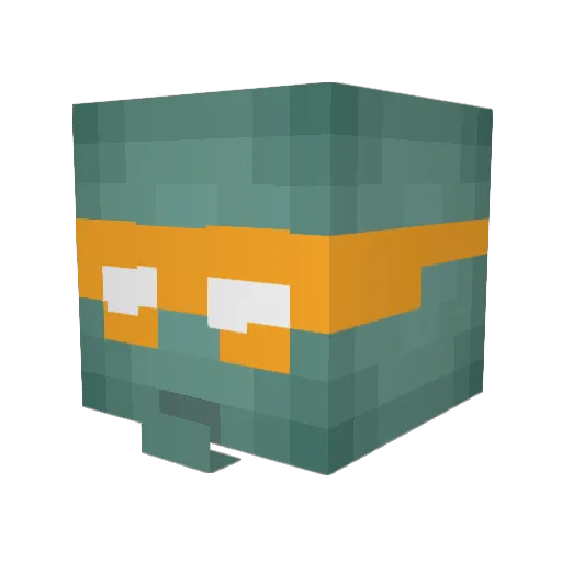BayKarga Minecraft avatar head, 3D render