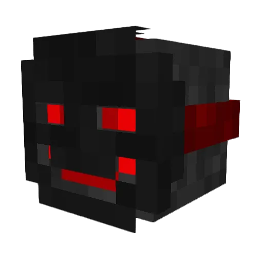 BayLion Minecraft avatar head, 3D render