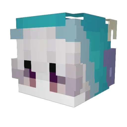 BayPofuduk Minecraft avatar head, 3D render