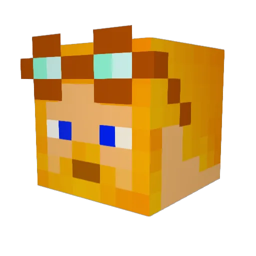 BayReguluS Minecraft avatar head, 3D render
