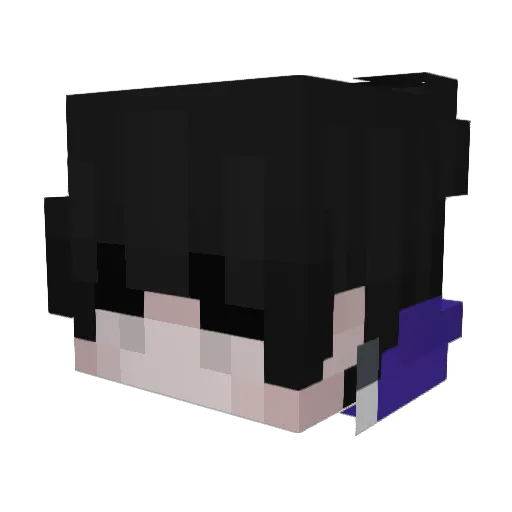 BayRespik Minecraft avatar head, 3D render
