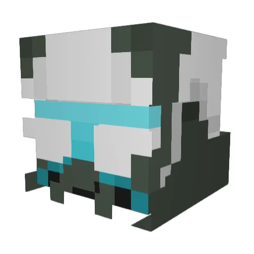 BayaniRF Minecraft avatar head, 3D render