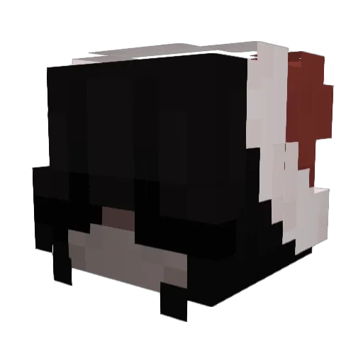 Baycevik Minecraft avatar head, 3D render