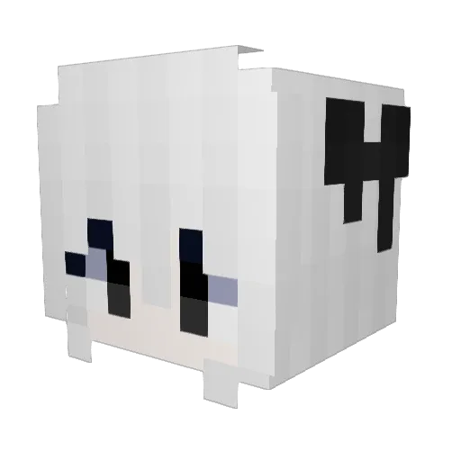 Bayda1015 Minecraft avatar head, 3D render
