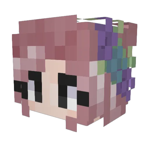 BayirManyagi Minecraft avatar head, 3D render