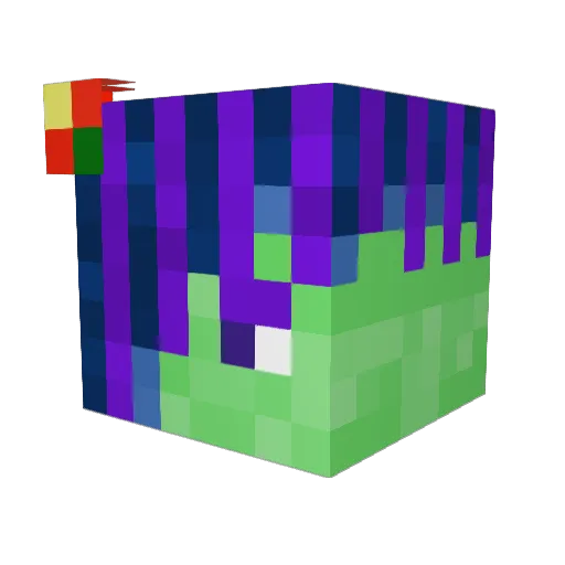 Bayleigh_ Minecraft avatar head, 3D render