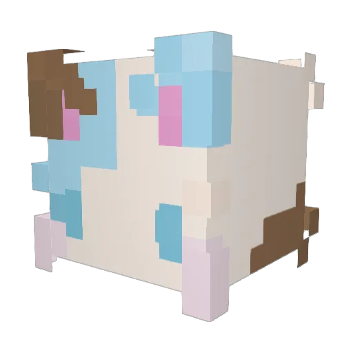 BaymaxMyBoo Minecraft avatar head, 3D render