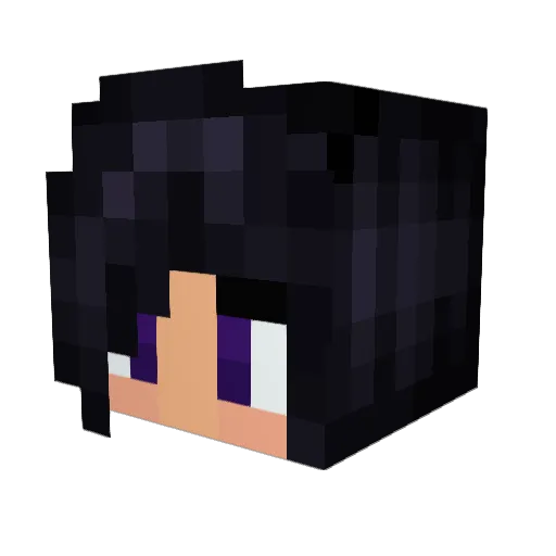 Bayorna_Entera Minecraft avatar head, 3D render