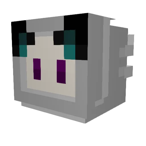 Baysinger Minecraft avatar head, 3D render