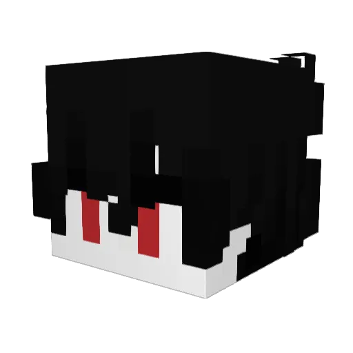 Bayzzz Minecraft avatar head, 3D render