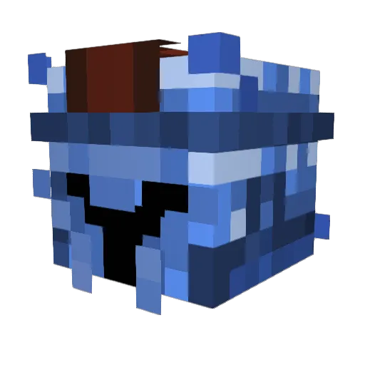 BazeisMinin Minecraft avatar head, 3D render