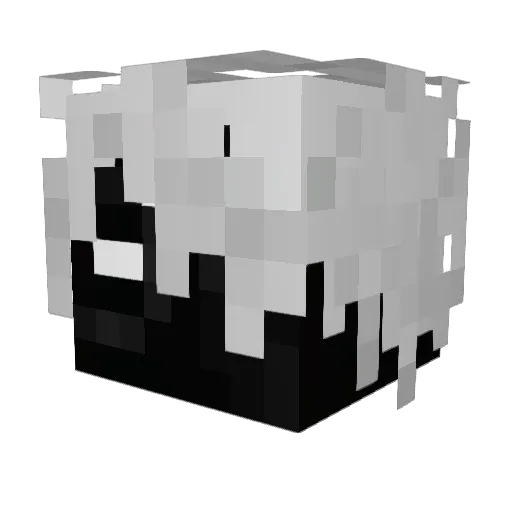 Bazingaie Minecraft avatar head, 3D render