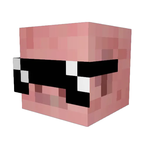 BazookaB3n Minecraft avatar head, 3D render