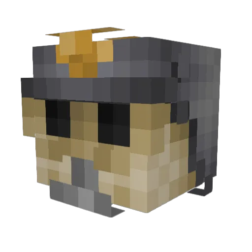 Bazooka_Goblin Minecraft avatar head, 3D render