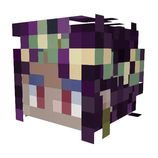 Bazsalanszky Minecraft avatar head, 3D render